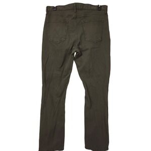 Old Navy Mens 36x32 Straight Built-In Flex‎ Dark Green Chinos Pants
